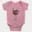 Innikki Plan - Wine Short Sleeve Baby Onesie in Pink Color